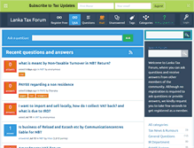 Tablet Screenshot of lankataxforum.com